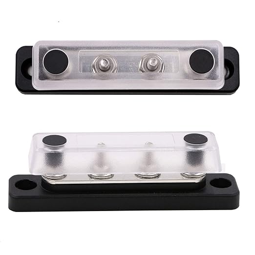 150A Bus Bar negative (black) Lumeno