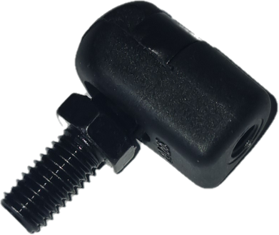 Complete plastic end Fitting 6mm thread