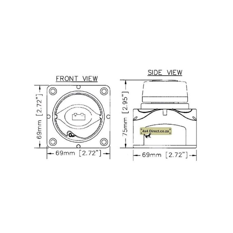 Isolator Cut Off Switch Heavy Duty Marine