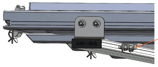 Alu-cab LT50 to Load Bar Bracket