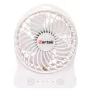 Mini Fan Rechargeable White