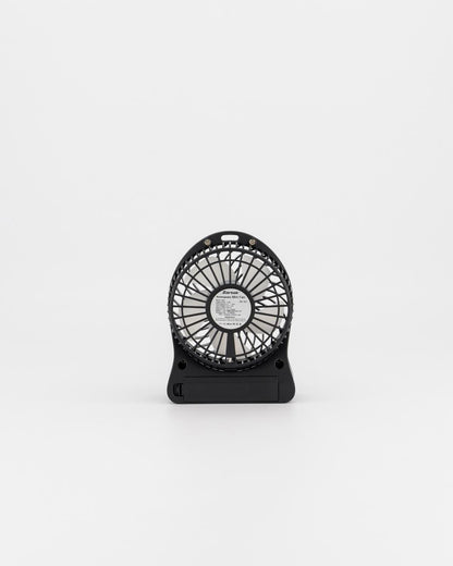 Mini Fan Rechargeable Black