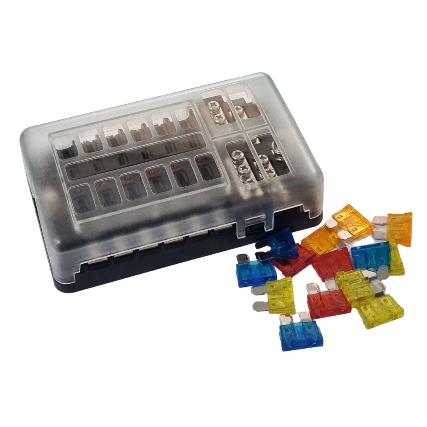 12 Fuse Box Incl. Assorted Fuses