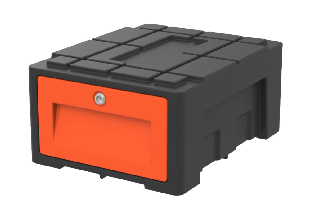 Ammo Box Drawer Black & Orange