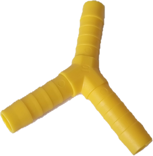 LILIE Y-Connector -White/Yellow 10mm 69510