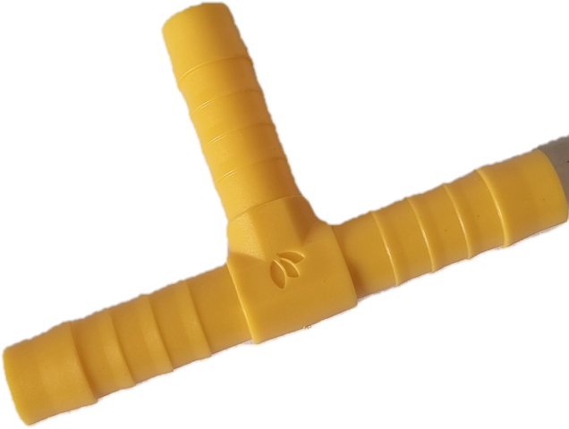 LILIE T-Connector White/Yellow 10mm 69310