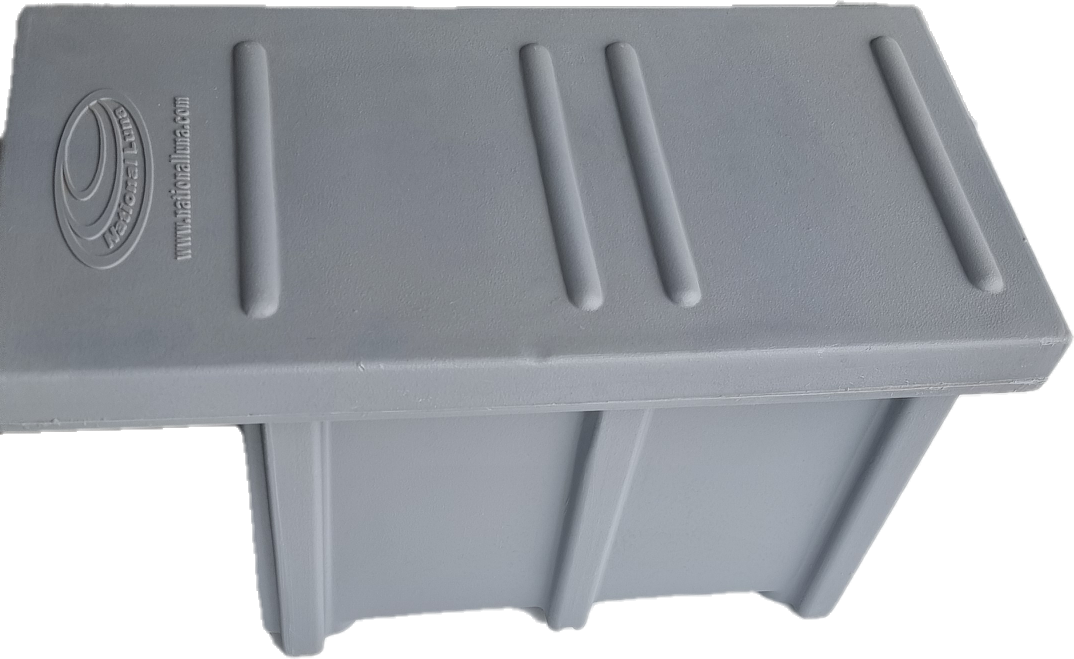 National Luna Battery Box Lagre (Grey)