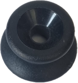 BOW CLIP PLASTIC BLACK