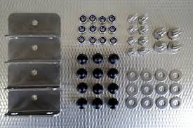 Alu-Cab LT-50 LOAD BAR FEET [ROOF LOAD BAR KIT]