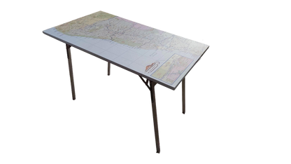 Aluminium Table 1200x700 with Sticker
