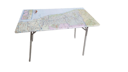 Aluminium Table 1200x700 with Sticker