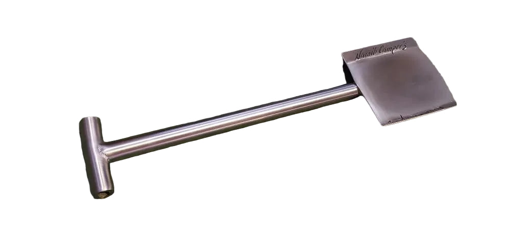 4x4 Spade Stainless Steel