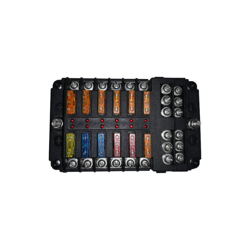12 Fuse Box Incl. Assorted Fuses