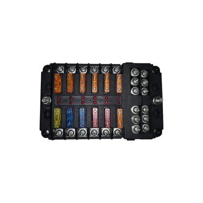 12 Fuse Box Incl. Assorted Fuses