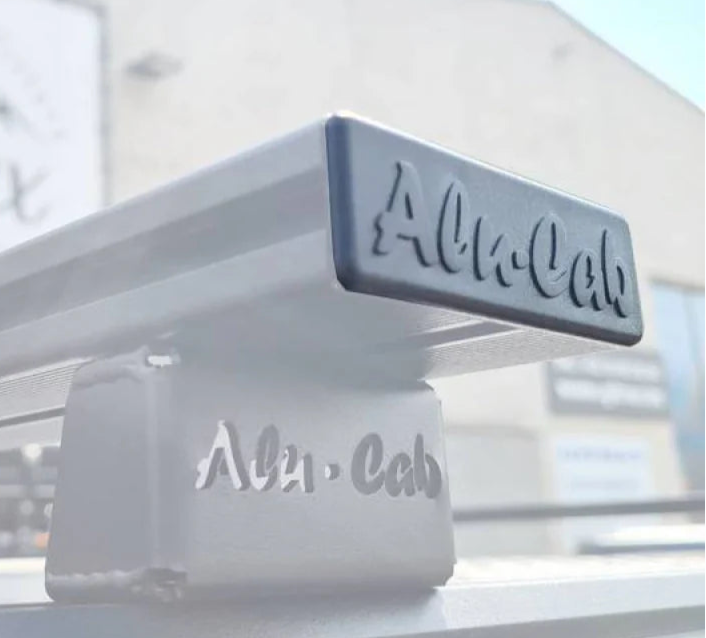 Alu-cab Black Load Bar end caps Set of 2