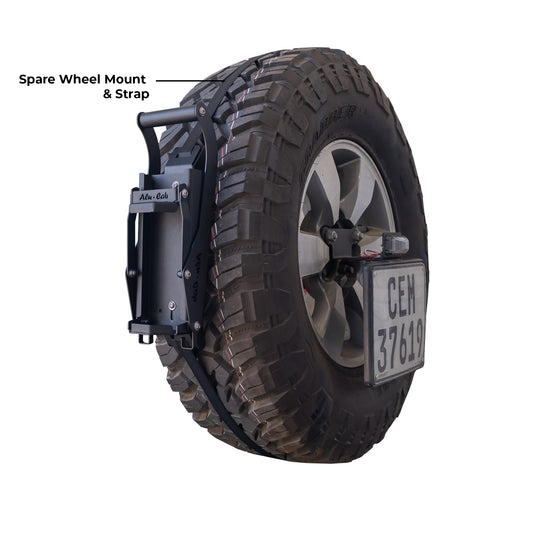 Alu-cab Can crusher spare wheel mount bracket only